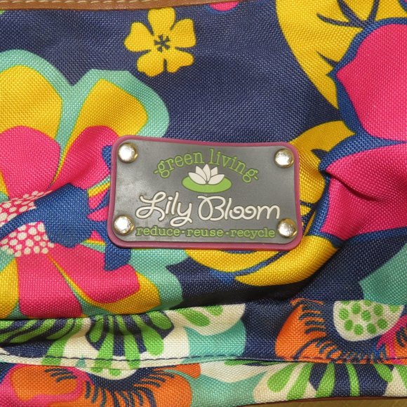 Lily Bloom Bags Lily Bloom Tropical Floral Multipocket Shoulder Bag